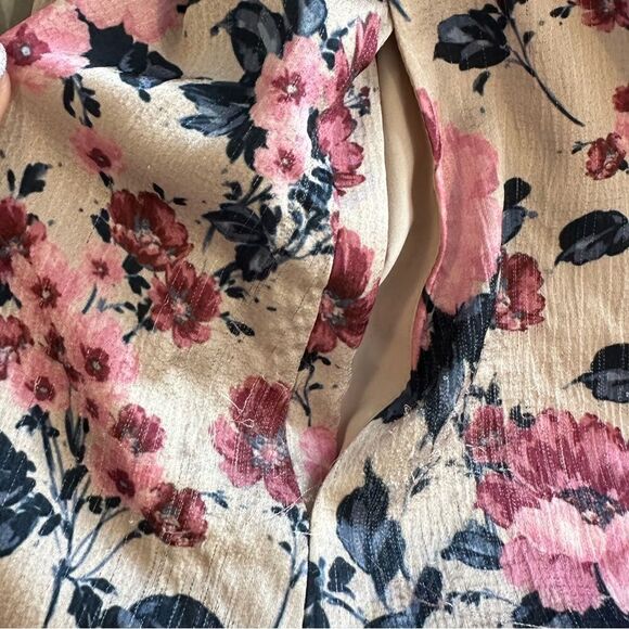 Gal Meets Glam Julia Seersucker Midi Dress Size 00 - Picture 7 of 12